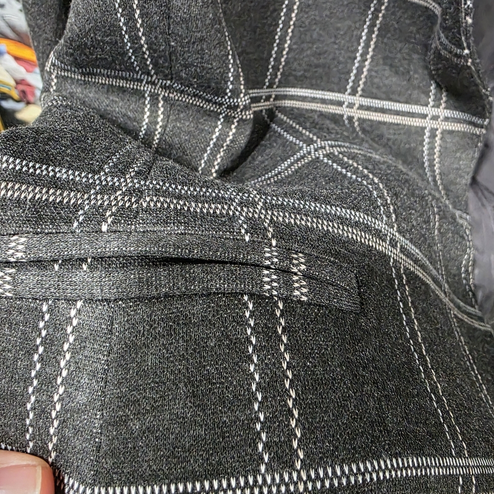 Calvin Klein Gray Plaid Blazer - Picture 6 of 8